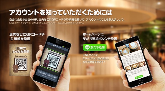 LINE＠のアカウントを利用するために