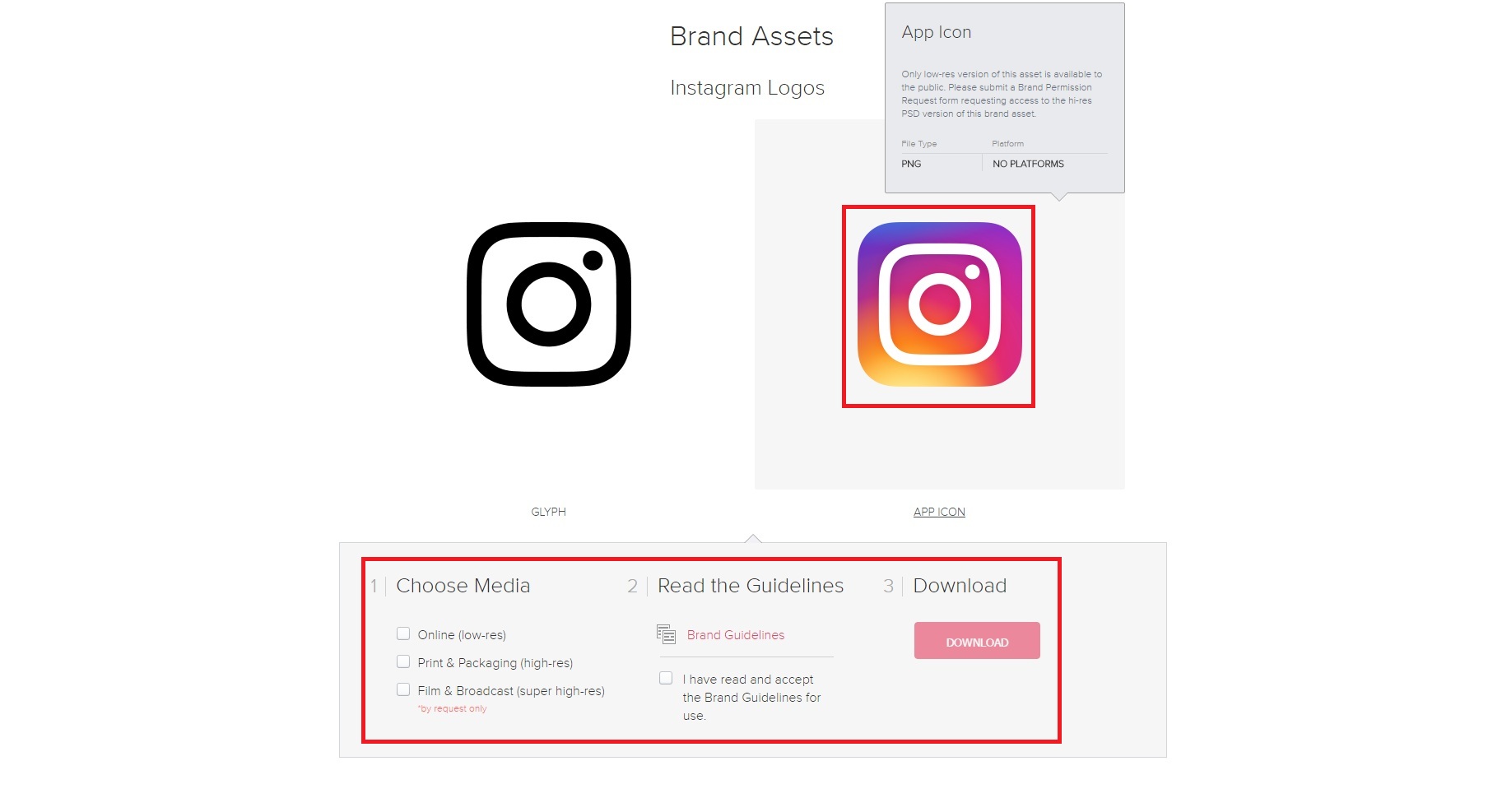 Instagram インスタグラム の公式アイコン ロゴ をダウンロードするには Snsマーケティングの情報ならガイアックス ソーシャルメディアラボ