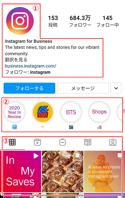 インスタ プロ アカウント 種類