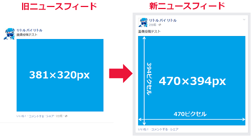 最新版facebook画像サイズ 新ニュースフィードで画像の表示が変わって